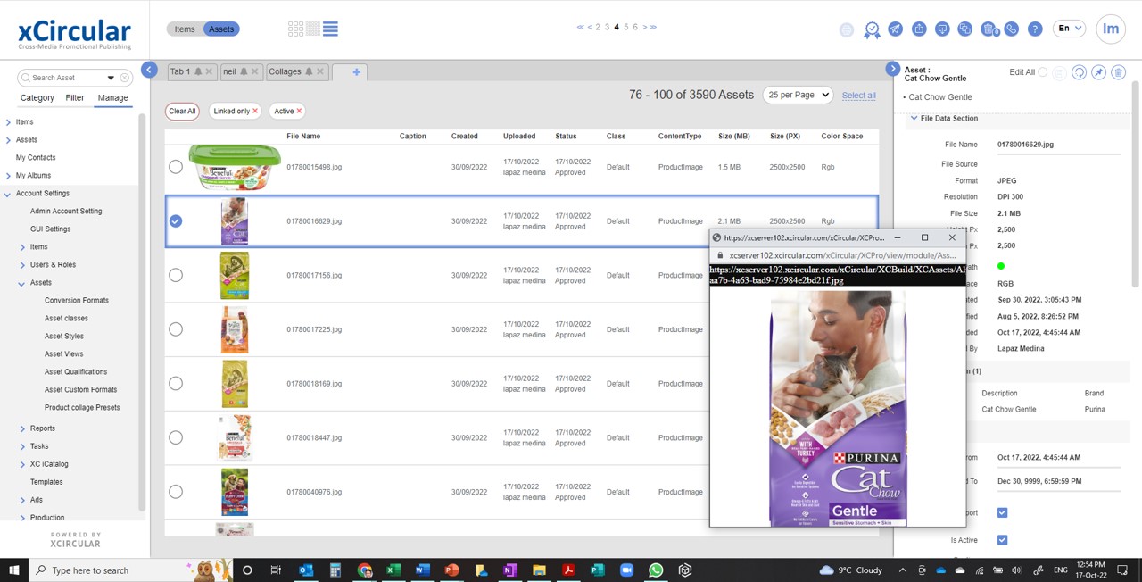 screenshot of XC Showroom PCM